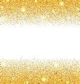 Abstract Golden Sparkles on White Background. Gold Glitter Dust | Glitter background, Gold frame ...