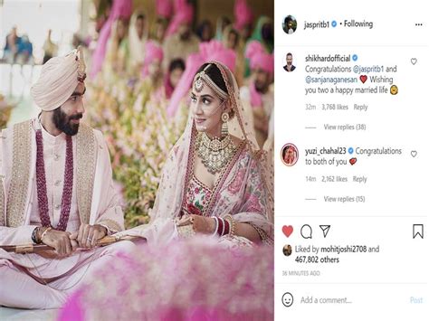 Jasprit Bumrah Wedding: Jasprit Bumrah Marries Sanjana Ganesan ...