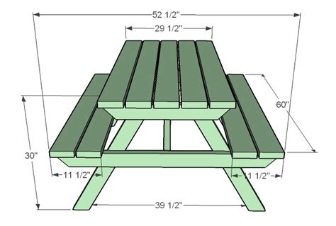 woodworkpdfplans 6 Ft Picnic Table Plans Plans Free PDF Download
