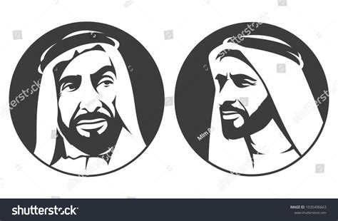 ( Sheikh Zayed ) Founder of United Arab Emirates UAE Vector illustration Founder#United#Shei ...