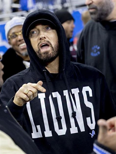 Eminem Detroit Lions Black Hoodie | Eminem Lions Hoodie