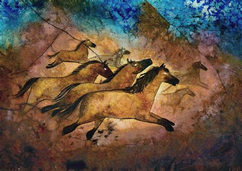 The Ancient Series Horses II | Cave paintings, Prehistoric art ...