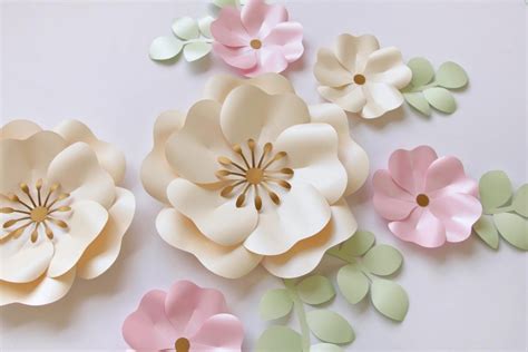 Cardstock paper flowers - FancyBloom