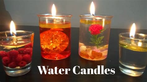DIY Water candles | Making candles with WATER!? - YouTube