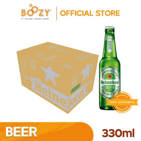 Heineken Silver 330ml Bottle Case of 24 | Lazada PH