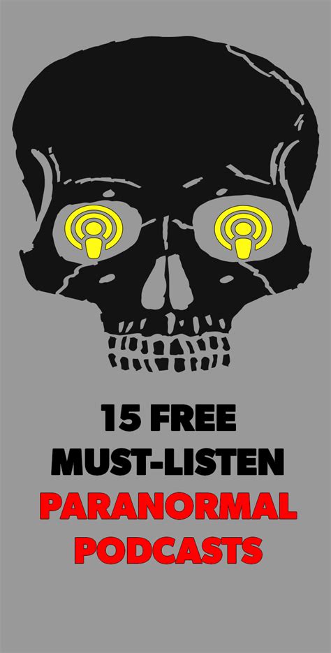 15 Free Paranormal Podcasts | Podcasts, Paranormal, True crime podcasts