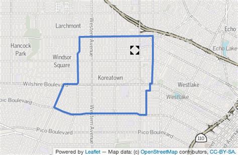 Map of koreatown Los Angeles - Map of koreatown Los Angeles (California ...