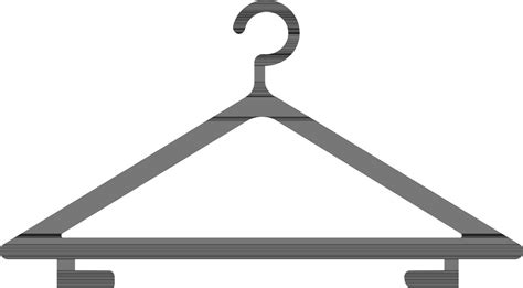 Blank hanger in black color. 24389632 Vector Art at Vecteezy