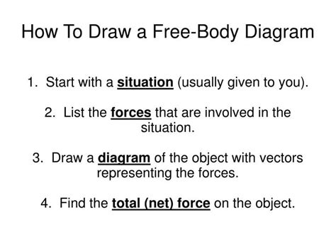 PPT - How To Draw a Free-Body Diagram PowerPoint Presentation, free download - ID:5400005