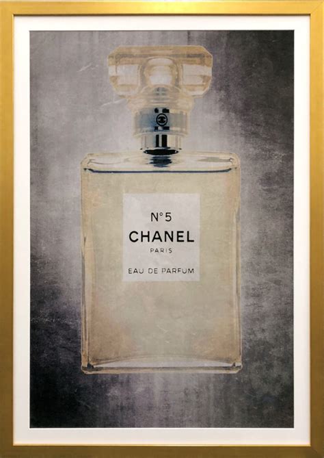 Large Chanel No. 5 Bottle Framed – Icons of Sport