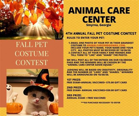 4th Annual Pet Costume Contest - Animal Care Center