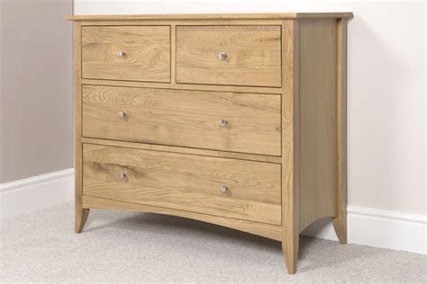 Edward Hopper OAK chest of drawers.Solid 2over2 chest, deep drawers.ASSEMBLED 5060346453910 | eBay