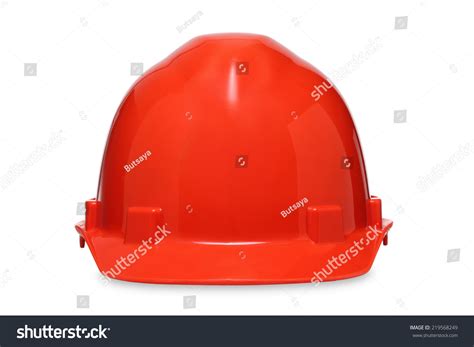 Orange Hard Helmet Isolated On White Stock Photo 219568249 | Shutterstock