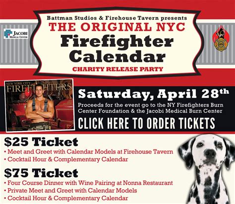 NYC Firefighters Calendar - MurphGuide: NYC Bar Guide