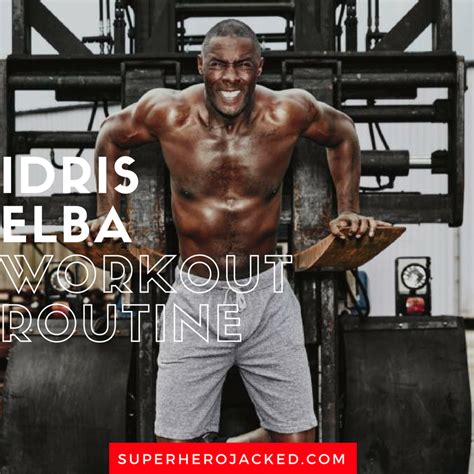 Idris elba workout routine and diet plan train heimdall krall more – Artofit