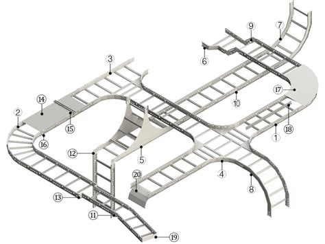 Steel Cable Ladder | Cable Ladder Support - HDmann Cable Management System