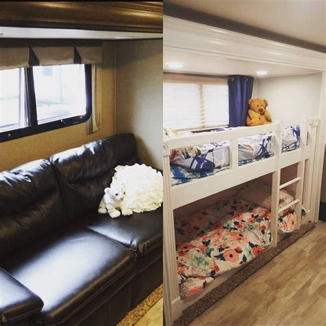 Get RV Bunk Beds Motorhome Inspiration Ideas - RV Obsession | Camper bunk beds, Rv bunk beds ...