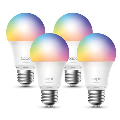 Tapo Smart Light Bulbs, 16M Colors RGBW, Dimmable Tapo L530E(4-Pack)