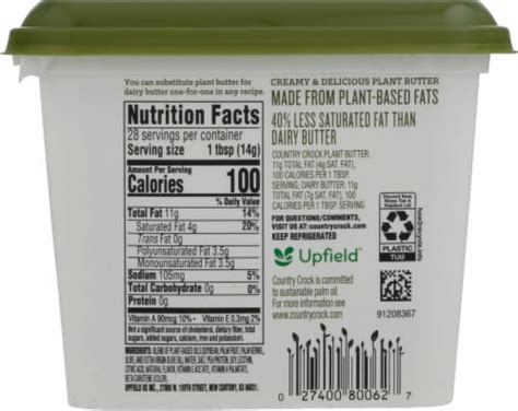 Country Crock® Dairy Free Plant Butter with Olive Oil, 14 oz - Ralphs