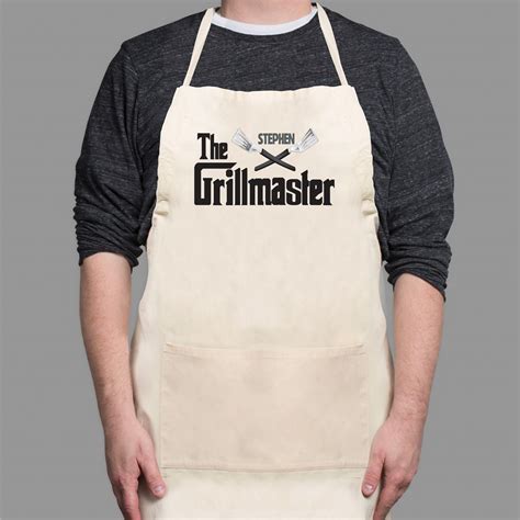 Grillmaster Personalized BBQ Apron | GiftsForYouNow