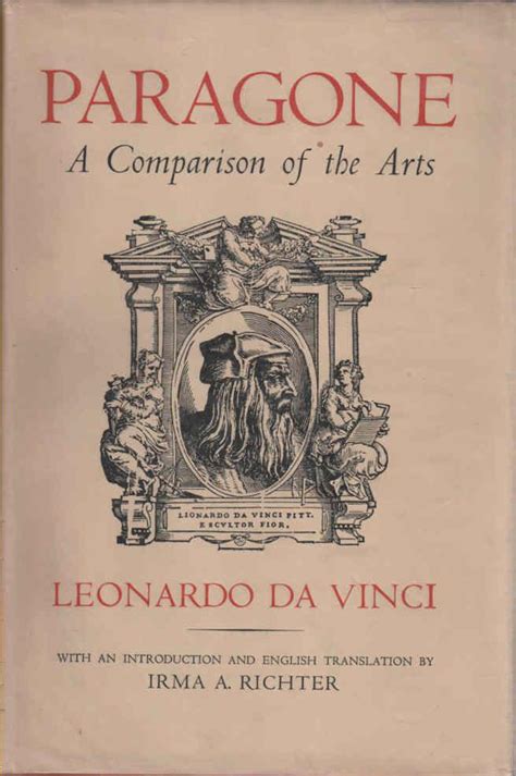 Paragone A Comparison of the Arts by da Vinci, Leonardo (Introduction ...