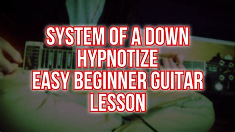 System of a Down - Hypnotize Beginner Guitar Lesson - YouTube