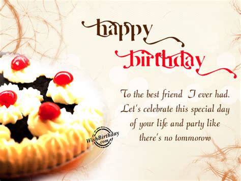 Birthday Wishes For Friend - Birthday Images, Pictures