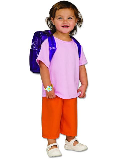 Rubie\'s Deluxe Dora the Explorer Girl\'s Halloween Fancy-Dress Costume ...