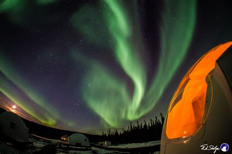 Northern Lights Viewing | Borealis Basecamp, Alaska | Aurora Viewing Yurts