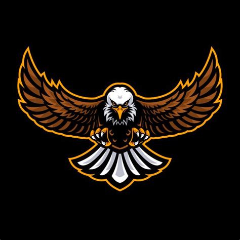 Eagle logo for a sport team Premium Vect... | Premium Vector #Freepik #vector #logo #school # ...