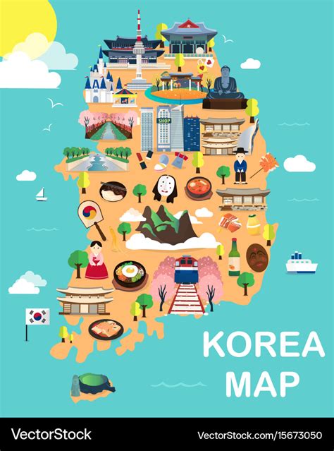 Vector Map Of South Korea Free Vector Maps - vrogue.co