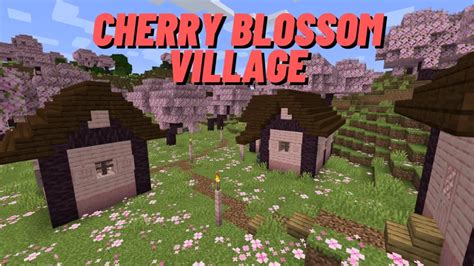 [1.20] Cherry Blossom Village Minecraft Map