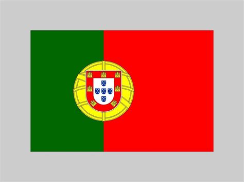 Portugal flag, official colors and proportion. Vector illustration. 7875688 Vector Art at Vecteezy