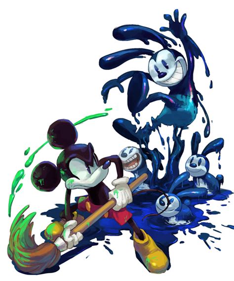 Do you wanna play with me? by nemurism! Disney’s Epic Mickey Fan-Art, Featuring Mickey Mouse!