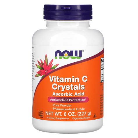 Now Foods, Vitamin C Crystals, 8 oz (227 g) - iHerb