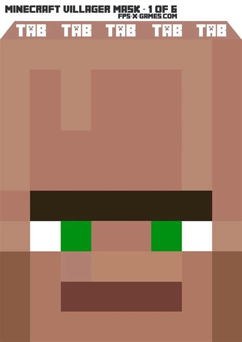 Minecraft Villager Face