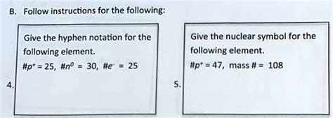 SOLVED: Follow instructions for the following: Give the hyphen notation ...