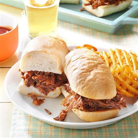 Shredded Beef Sandwiches | Recipe | Shredded beef sandwiches, Beef, Slow cooked beef