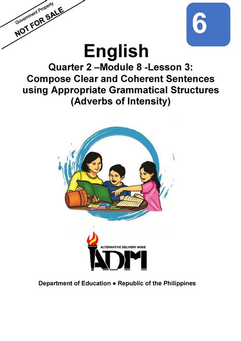 English-6-Q2-Module-8-Compose Clear and Coherent Sentences Lesson-3 ...