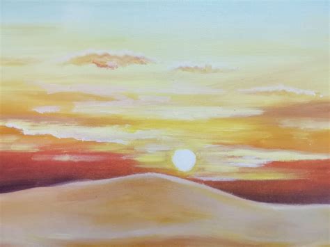 Camels caravan in Sahara desert painting on canvas Large | Etsy