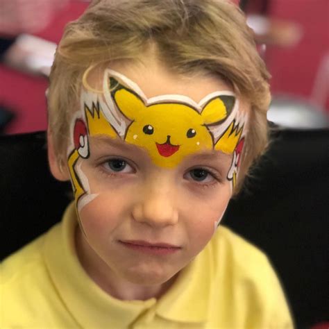 Pikachu by Emerald Face Painting | Face painting halloween, Pikachu ...