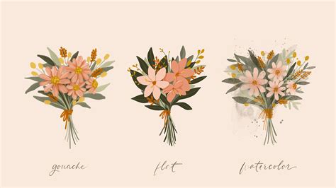 3 Ways to Add Style to Your Bouquet of Flowers Drawing - Every-Tuesday