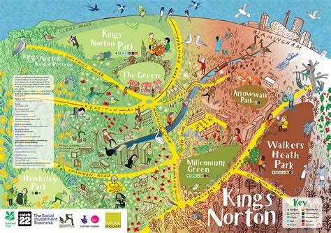 A National Trust Map of Kings Norton - Mistermunro