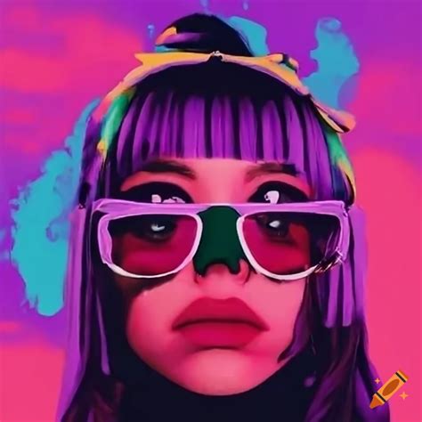 Kero kero bonito band in bob dylan's 'bringing it all back home' style on Craiyon