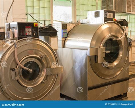 Commercial Washing Machines Stock Image - Image of equipment, heavyduty: 31597731