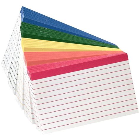 Oxford Color-Coded Index Cards 4X6 - ESS04754 | Tops Products