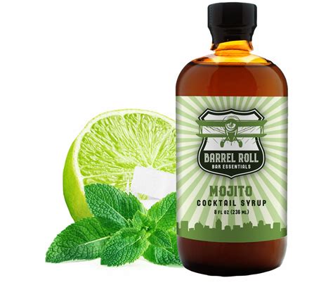 Mojito Cocktail Mix Real Ingredients Only 8 Ounce Bottle 9 Flavors ...