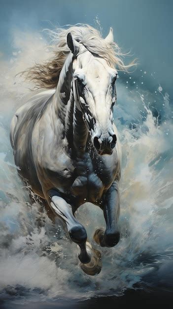 Premium AI Image | horse art prints