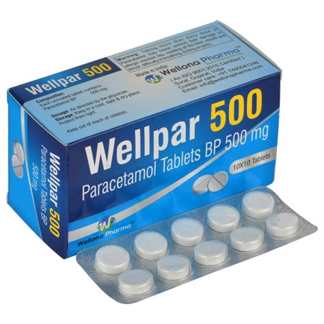 Paracetamol Tablets Manufacturer & Supplier India - Wellona Pharma