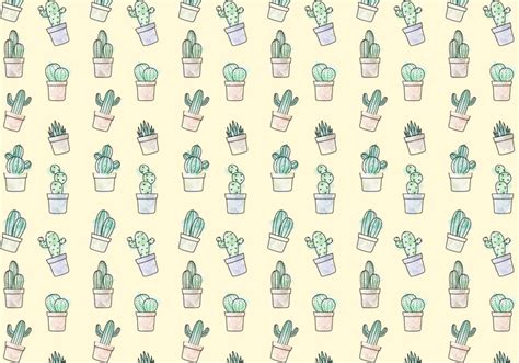 Free Cactus Pattern Vector 109082 Vector Art at Vecteezy